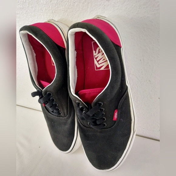 Vans Mens Era 721494 Black Casual Shoes Sneakers Size 7.5 - Picture 8 of 12